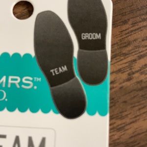 Team groom shoe stickers lot of 8 wedding